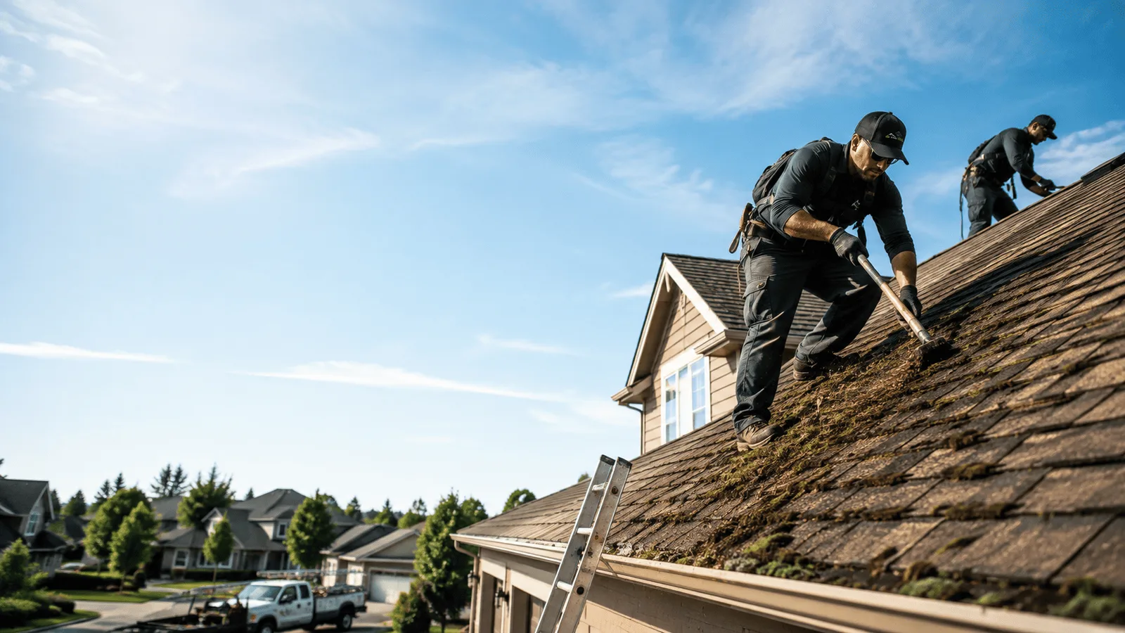 Roof Moss Removal in Pierson, MI near me